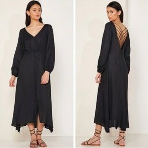 Free People Later Days Midi Dress